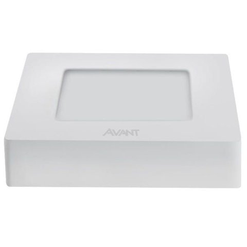 Luminária Quadrada Avant Sobrepor 12w 1050m Bivolt 4000k 17x17cm