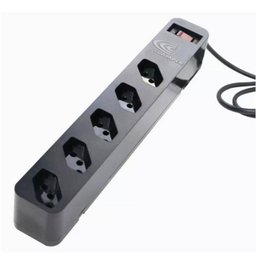 Filtro de Linha 5 Tomadas Iclamper Preto - 2