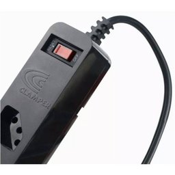 Filtro de Linha 5 Tomadas Iclamper Preto - 5
