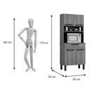 Ver imagem 3 de Kit Cozinha 04 Portas Turim Sallêto - Branco