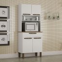 Ver imagem 1 de Kit Cozinha 04 Portas Turim Sallêto - Branco