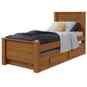 Ver imagem 1 de Cama Solteiro com Cama Auxiliar Athenas Lopas - Rovere Naturale