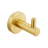 Cabide Cabideiro Simples para Banheiro Lavabo Lavanderia - Dourado Escovado - Dpace6510 Drop Metais - 1