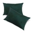 Ver imagem 1 de Conjunto Porta Travesseiro em Veludo Verde Escuro