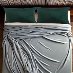Conjunto Porta Travesseiro em Veludo Verde Escuro - 2