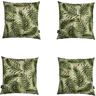 Kit 4 Almofadas Cheias Waterblock Impermeável Área Externa Folhagens Galhos Verdes 45cmx45cm - 2