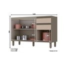 Ver imagem 3 de Gabinete de Cozinha Modulado Balcão Connect c/ 3 Portas e 2 Gavetas p/ Pia Duna/Cristal - Henn