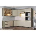 Ver mais imagens de Gabinete de Cozinha Modulado Balcão Connect c/ 3 Portas e 2 Gavetas p/ Pia Duna/Cristal - Henn