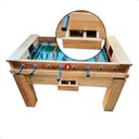 Ver imagem 3 de Futebol Mesa Pebolim Madeira Maciça 3 Bolinhas com Gaveta