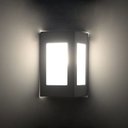 Ver imagem 3 de Arandela Triângular Luminária Externa Interna Muro Parede Alumínio Marrom - Rei da Iluminação