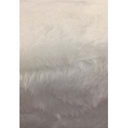 Puff Redondo Não É Segredo Astracan Pelúcia Branco 40x45 Nspr07ta - Rodízios de Silicone - 2