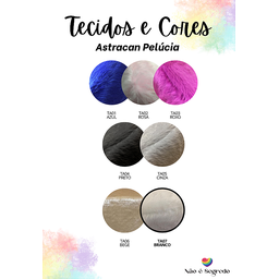 Puff Redondo Não É Segredo Astracan Pelúcia Branco 40x45 Nspr07ta - Rodízios de Silicone - 3
