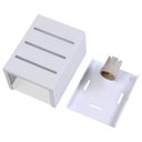 Ver imagem 2 de Arandela Friso Frisada Luminária Externa Interna Muro Parede Alumínio Branco - Rei da Iluminaçã