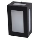 Ver imagem 1 de Arandela 5 Vidros Luminária Externa Interna Muro Parede Alumínio Preto - Rei Da Iluminação