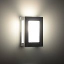 Ver imagem 3 de Arandela 5 Vidros Luminária Externa Interna Muro Parede Alumínio Preto - Rei Da Iluminação