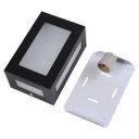 Ver imagem 2 de Arandela 5 Vidros Luminária Externa Interna Muro Parede Alumínio Preto - Rei Da Iluminação