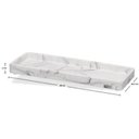 Ver imagem 3 de Bandeja Decorativa Acqua Aroma G 28x10,5cm Mármore