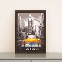 Ver imagem 1 de Porta Retrato 20x30 Moldura Marrom com Vidro Decoração Sala