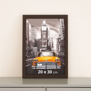 Porta Retrato 20x30 Moldura Marrom com Vidro Decoração Sala