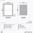 Ver imagem 6 de Porta Retrato 20x30 Moldura Marrom com Vidro Decoração Sala