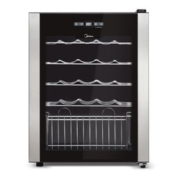 Adega Climatizada Compressor Midea Wbb241 24 Garrafas 60hz 127v - 1