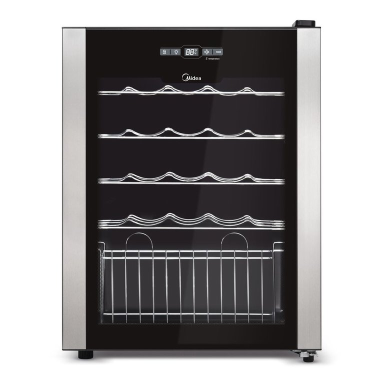 Adega Climatizada Compressor Midea Wbb241 24 Garrafas 60hz 127v