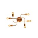 Ver imagem 1 de Plafon Aranha Charlô 6xe27 6 Braços - Cobre