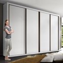 Ver mais imagens de Guarda Roupa Casal 4 Portas 4 Gavetas Milano Minastex Branco
