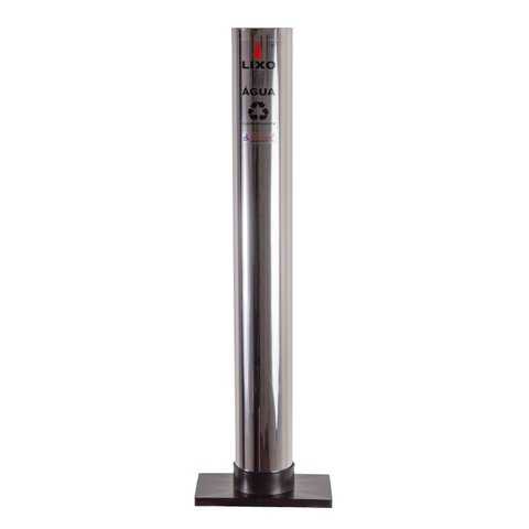 Coletor Inox Individual Água Lixeira para Copo Descartável 200 Ml