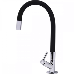 Torneira Para Cozinha Gourmet liege metal preta mesa