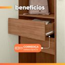 Ver imagem 2 de Guarda Roupas Casal Completo Modulado 7 Portas 4 Gavetas Helena