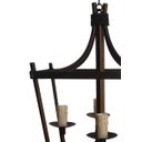 Ver imagem 3 de Pendente de Teto Lampião Moderno Artesanato para Iluminação de Sala