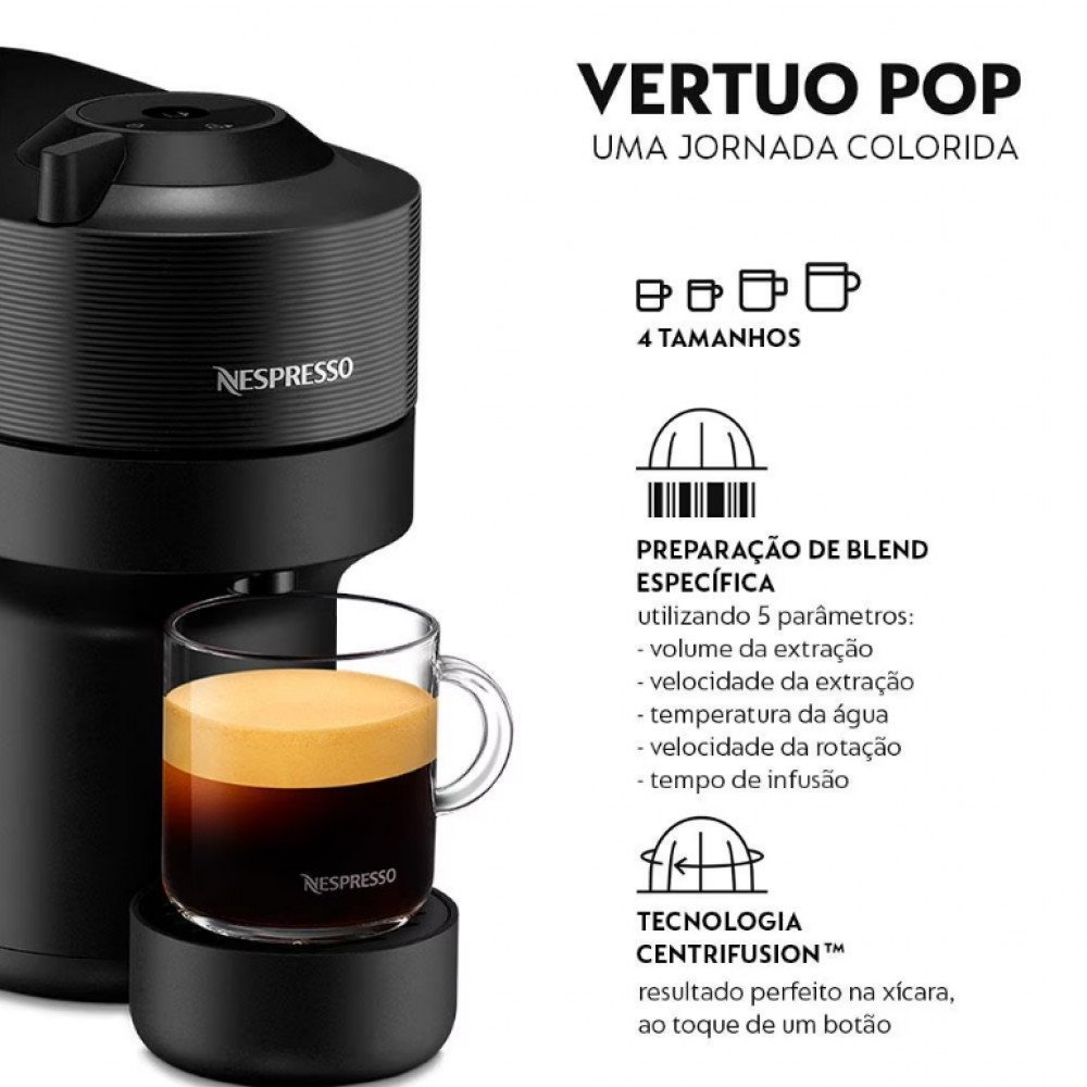 Máquina de Café Vertuo Pop com Kit Boas-Vindas Nespresso - 2