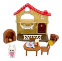 Ver imagem 1 de Conjunto Animais de Plástico 22 Peças com Acessórios Brinquedo Infantil - Marrom