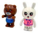 Ver imagem 4 de Conjunto Animais de Plástico 22 Peças com Acessórios Brinquedo Infantil - Marrom
