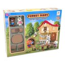 Ver imagem 2 de Conjunto Animais de Plástico 22 Peças com Acessórios Brinquedo Infantil - Marrom