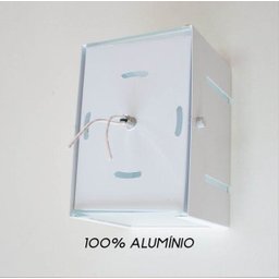 kit 6x Arandela Branca + LED 5W 3000K luminária Externa Parede Muro 2 Focos Frisos Fachos St327 - 5 kit 6x Arandela Branca + LED 5W 3000K luminária Externa Parede Muro 2 Focos Frisos Fachos St327 - 5