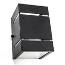 Ver imagem 4 de kit 6x Arandela  Preta + LED 5W 3000K luminária Externa Parede Muro 2 Focos Frisos Fachos St327