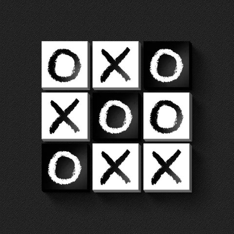 Jogo da Velha - Quadros ou Placas Modulares com 9 Peças