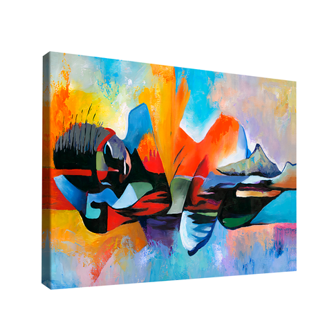Quadro Abstrato Mulher -- BR ARTES Grande 118x78