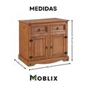 Ver imagem 4 de Balcão 2 Portas 2 Gavetas Madeira Maciça Carvalho