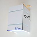 Ver imagem 2 de kit 9x Arandela Branca + LED 5W 3000K luminária Externa Parede Muro 2 Focos Frisos Fachos St327