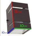 Ver imagem 2 de kit 15x Arandela Marrom + LED 5W 3000K luminária Externa Parede Muro 2 Focos Frisos Fachos St327