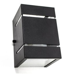 kit 20x Arandela  Preta + LED 5W 3000K luminária Externa Parede Muro 2 Focos Frisos Fachos St327 - 4