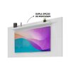 Painel TV Sala 60 Polegadas Branco Esmeralda Casa D - 3