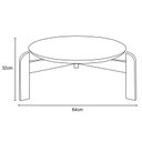 Ver imagem 4 de Mesa de Centro Lizz Off-white/cedro - Casa D