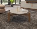 Ver imagem 3 de Mesa de Centro Lizz Off-white/cedro - Casa D