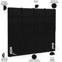 Ver imagem 4 de Cabeceira Cama Box Queen 160 cm Roma W01 Couríssimo Preto - Lyam Lyam Decor