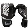 Kit Muay Thai Top - Luva Caneleira Bandagem Bucal - 12 Oz Tailandês Preto - 2
