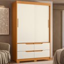 Ver imagem 6 de Conjunto Quarto Infantil Completo Sole Bege/Cinamomo/Off White